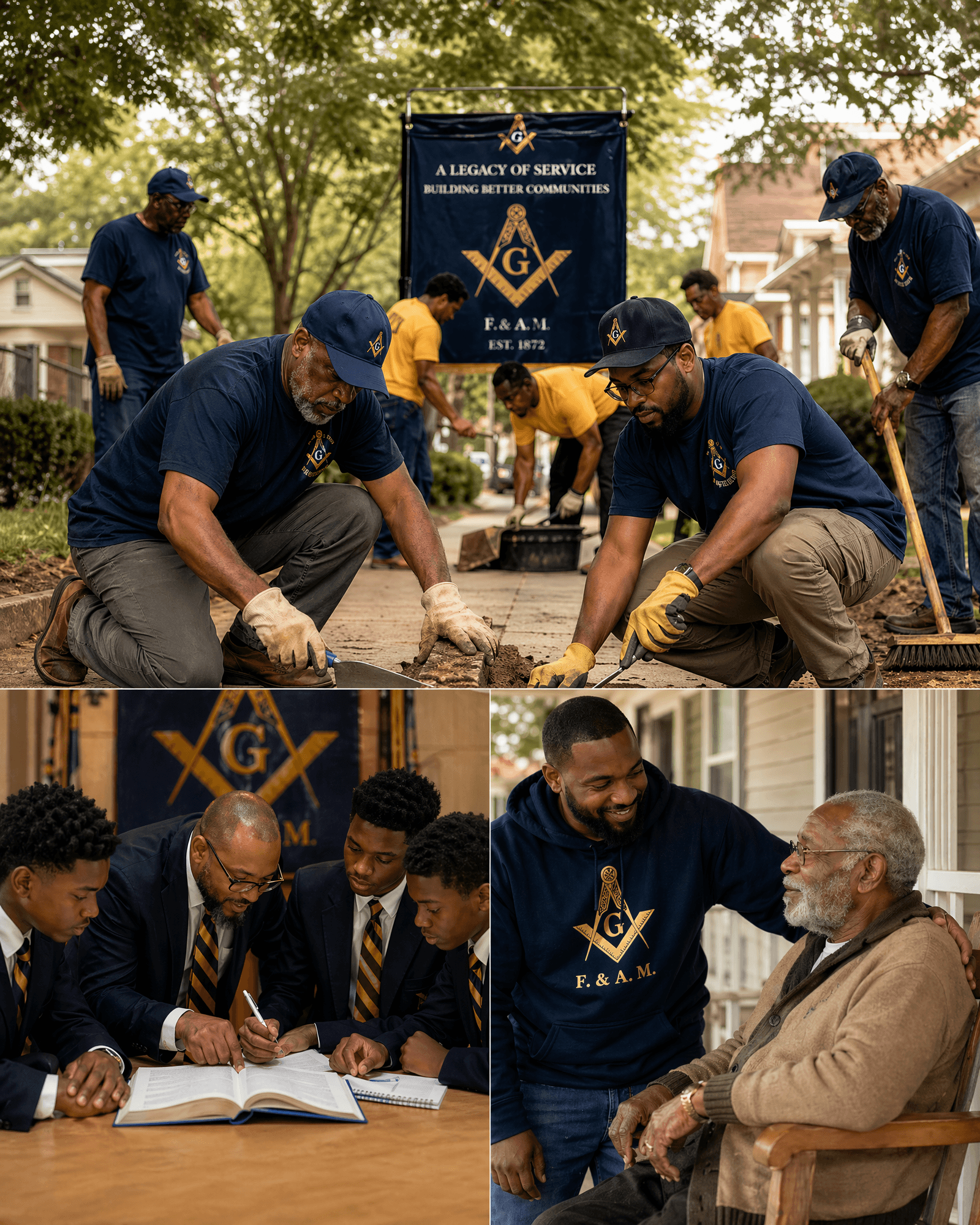 Central Lodge No. 10 Brothers in community service